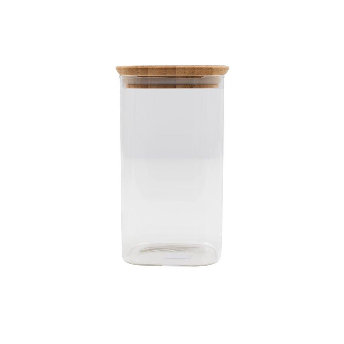 BOCAL VERRE COUVERCLE BAMBOU 1L